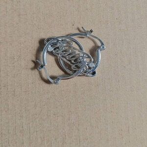 Silver Hoop Earrings